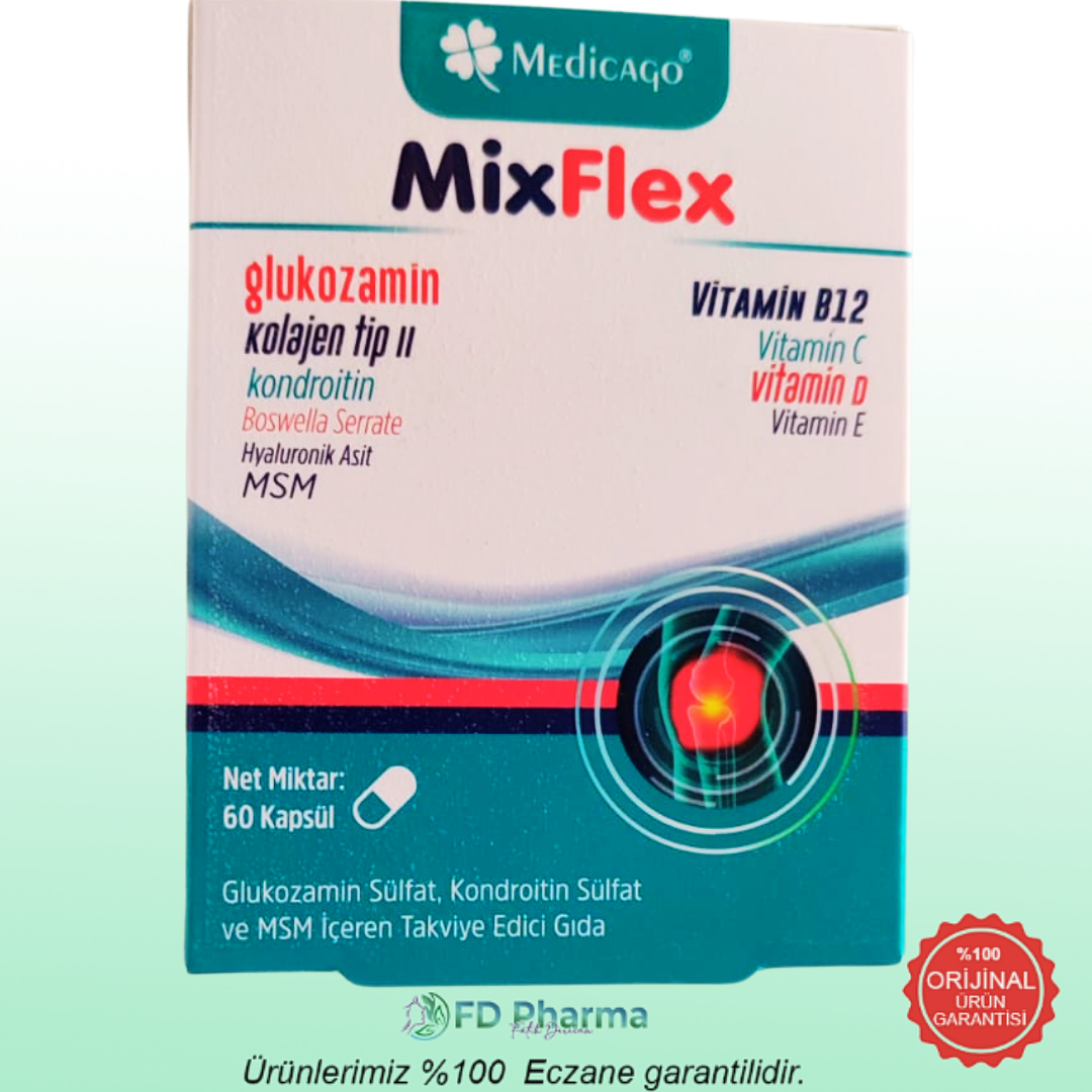 Medicago Mixflex Glukozamin 60 Kapsül